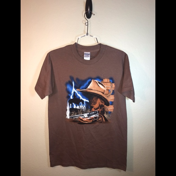 Other - Cowboy Screen Print Tee